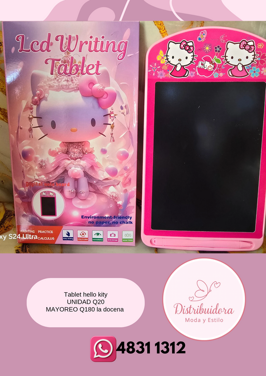 Tablet en direferentes personajes