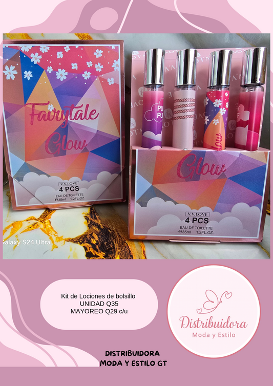 Kit de lociones de bolsillo