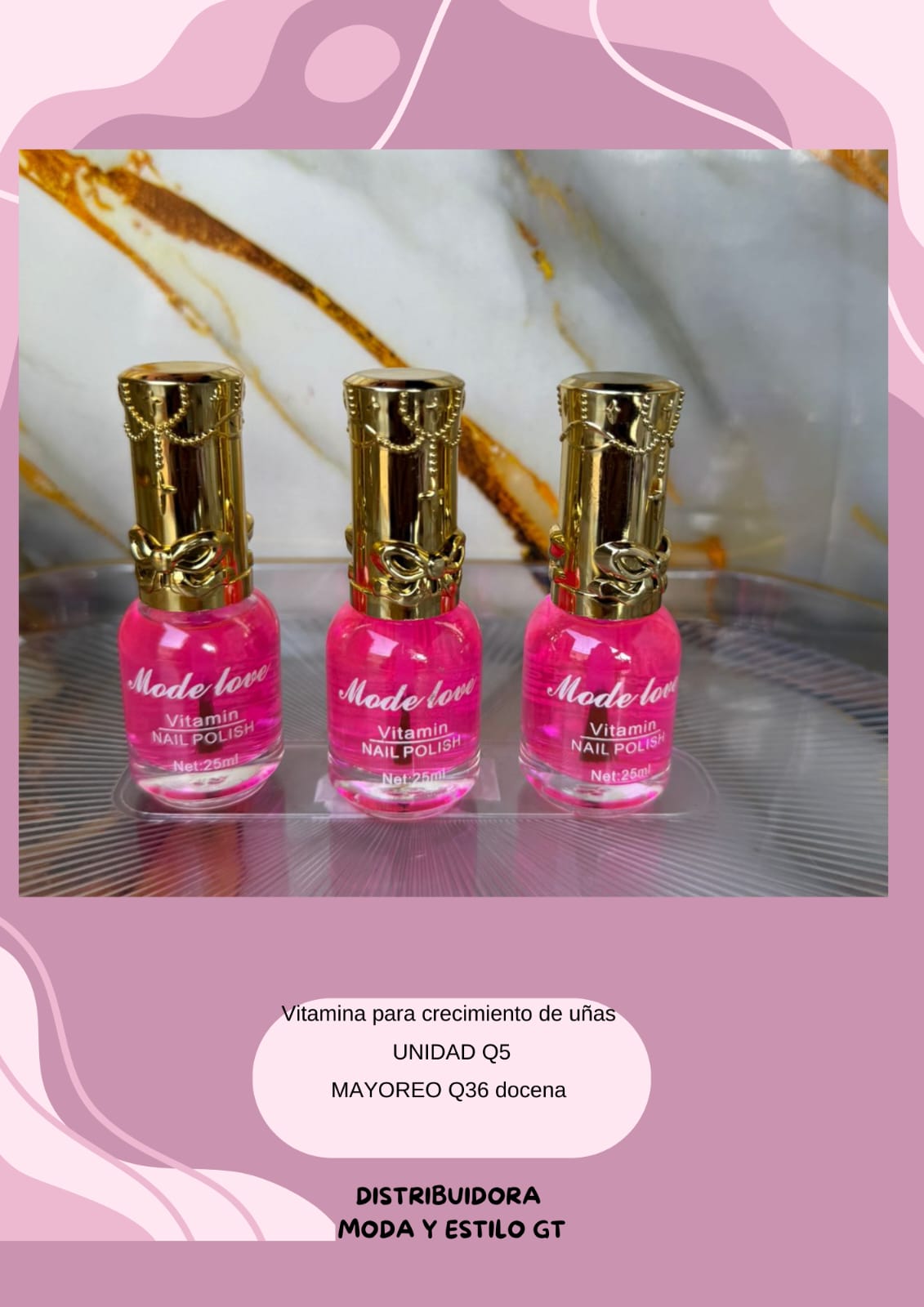 Vitamina para crecimiento de uñas