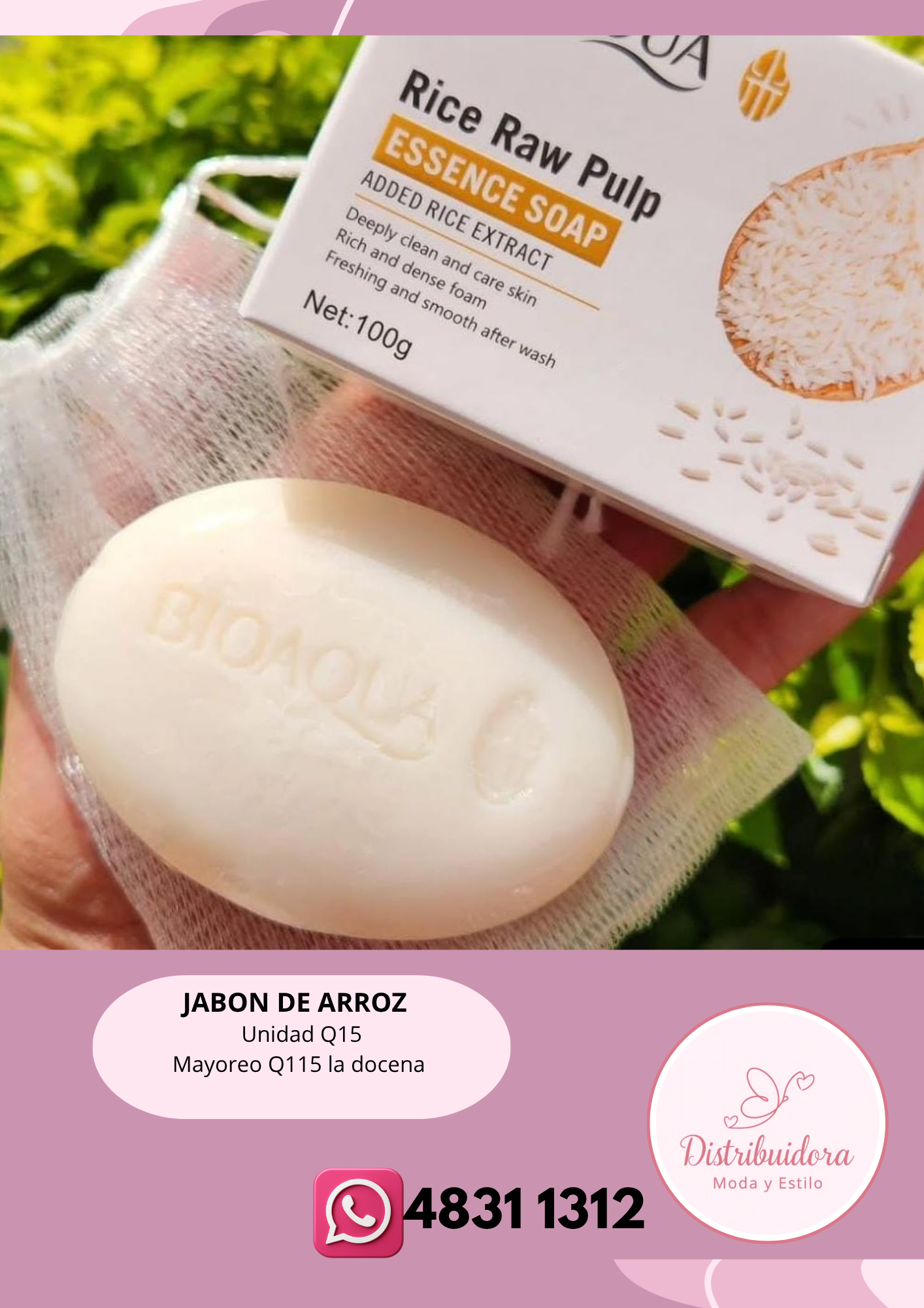 Jabón en barra bioaqua