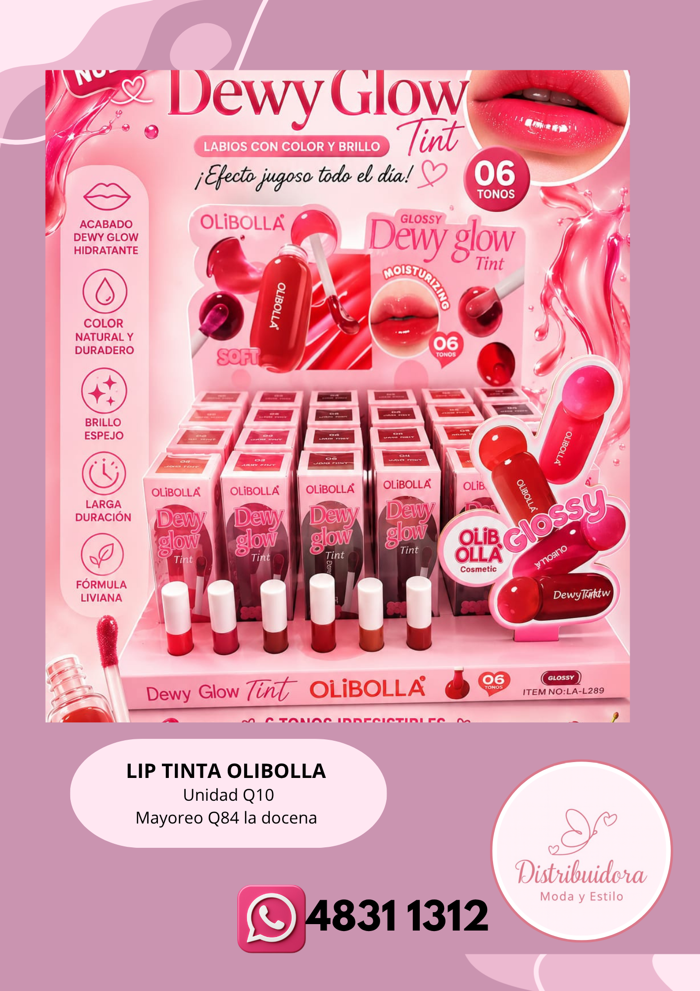 Lip tinta olibolla