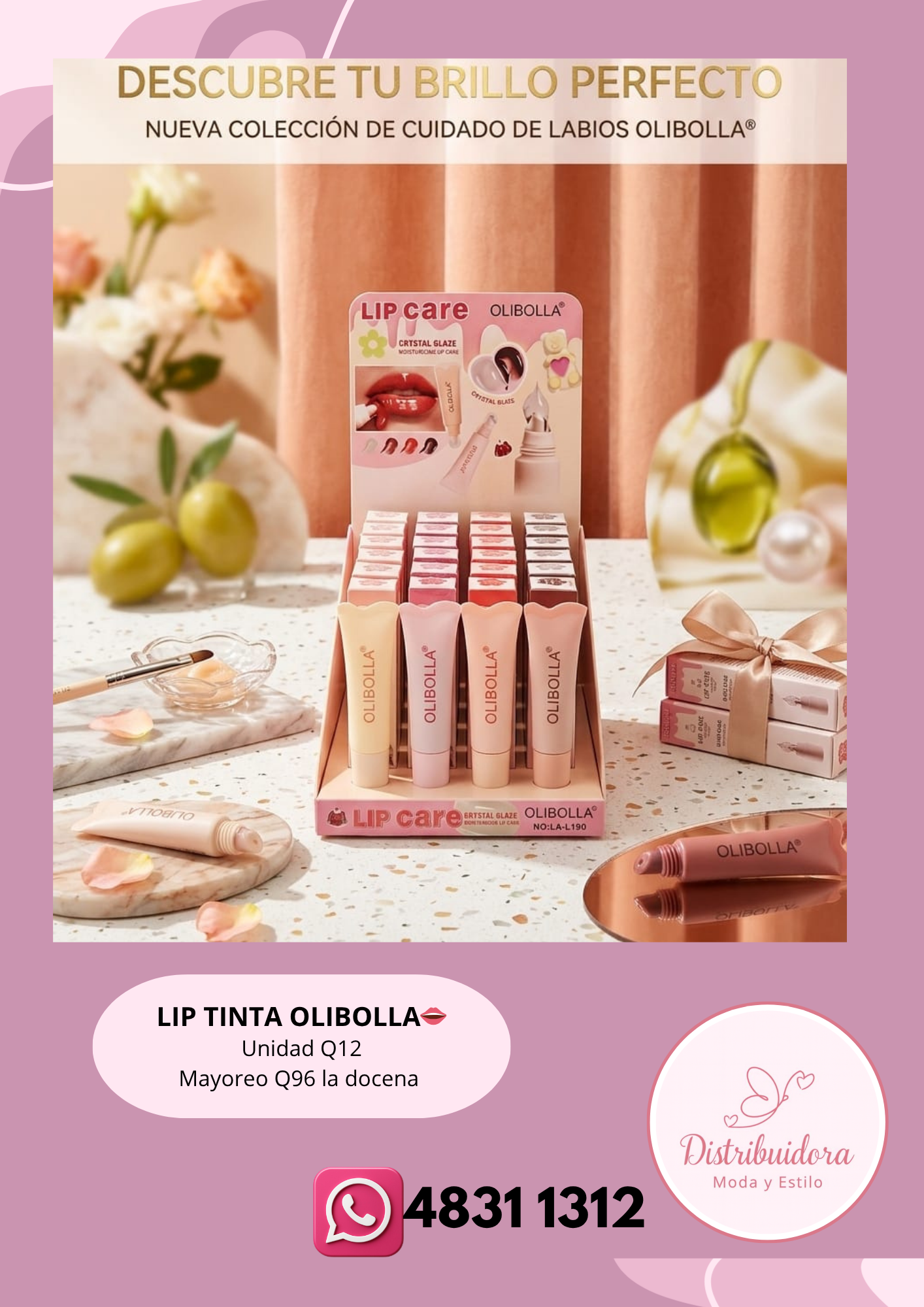Lip tinta olibolla