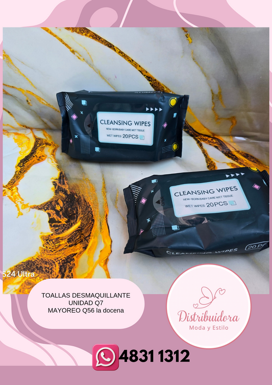 Toallas desmaquillantes