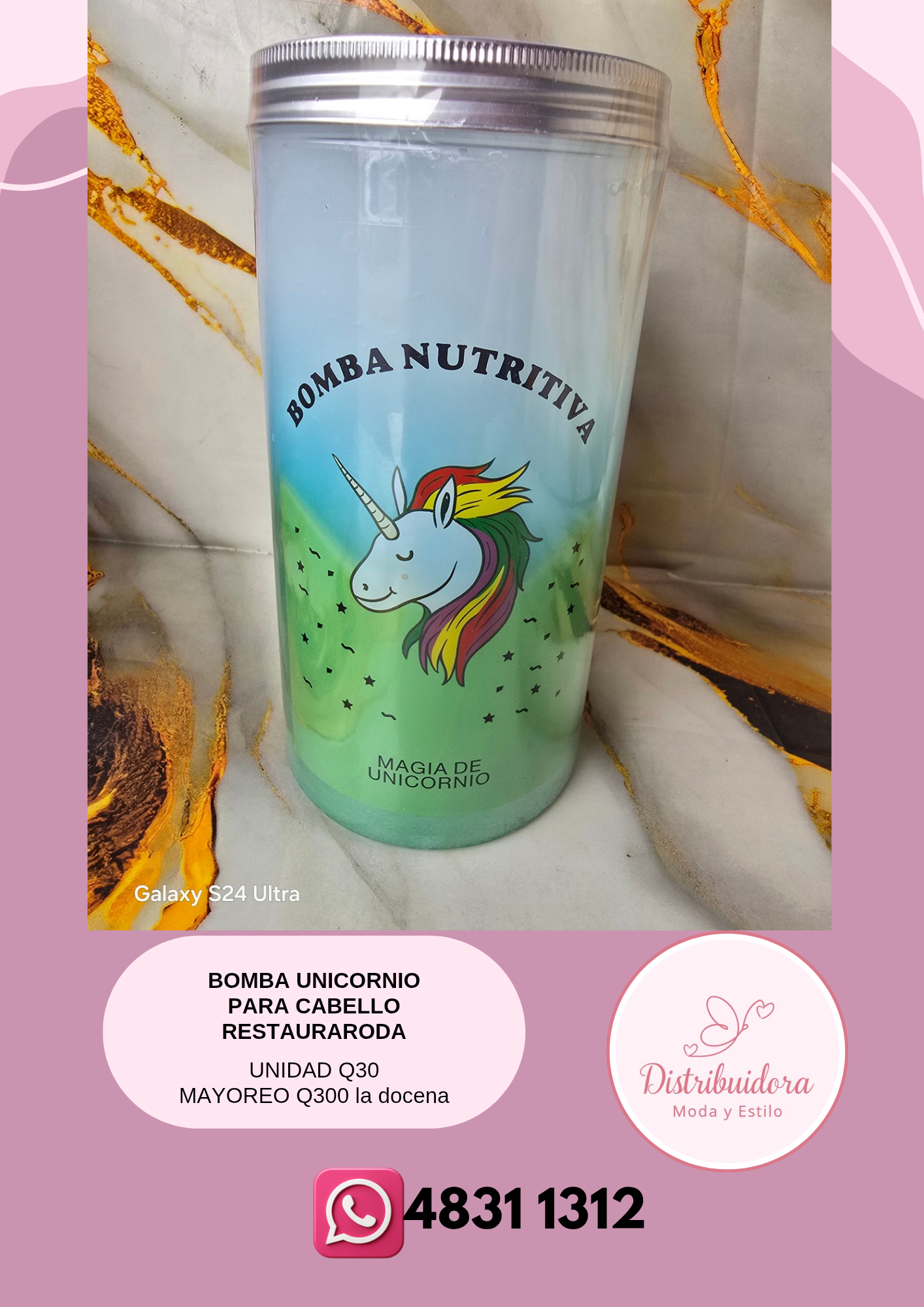 Bomba Unicornio Tratamiento capilar