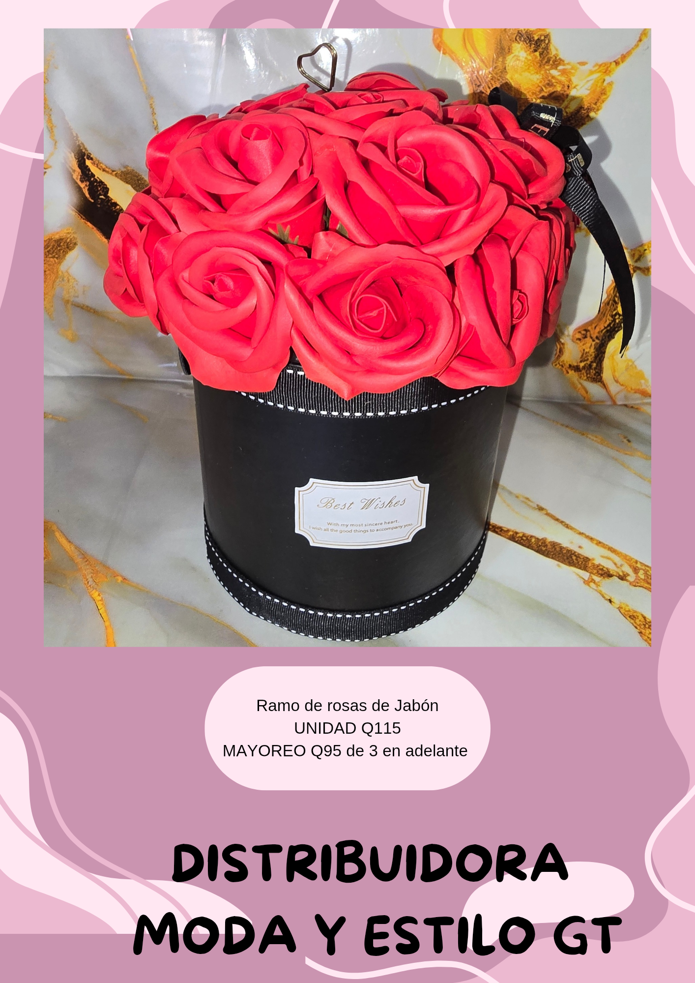 Ramo de rosas de Jabón