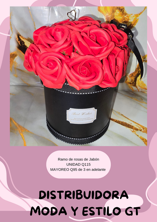 Ramo de rosas de Jabón
