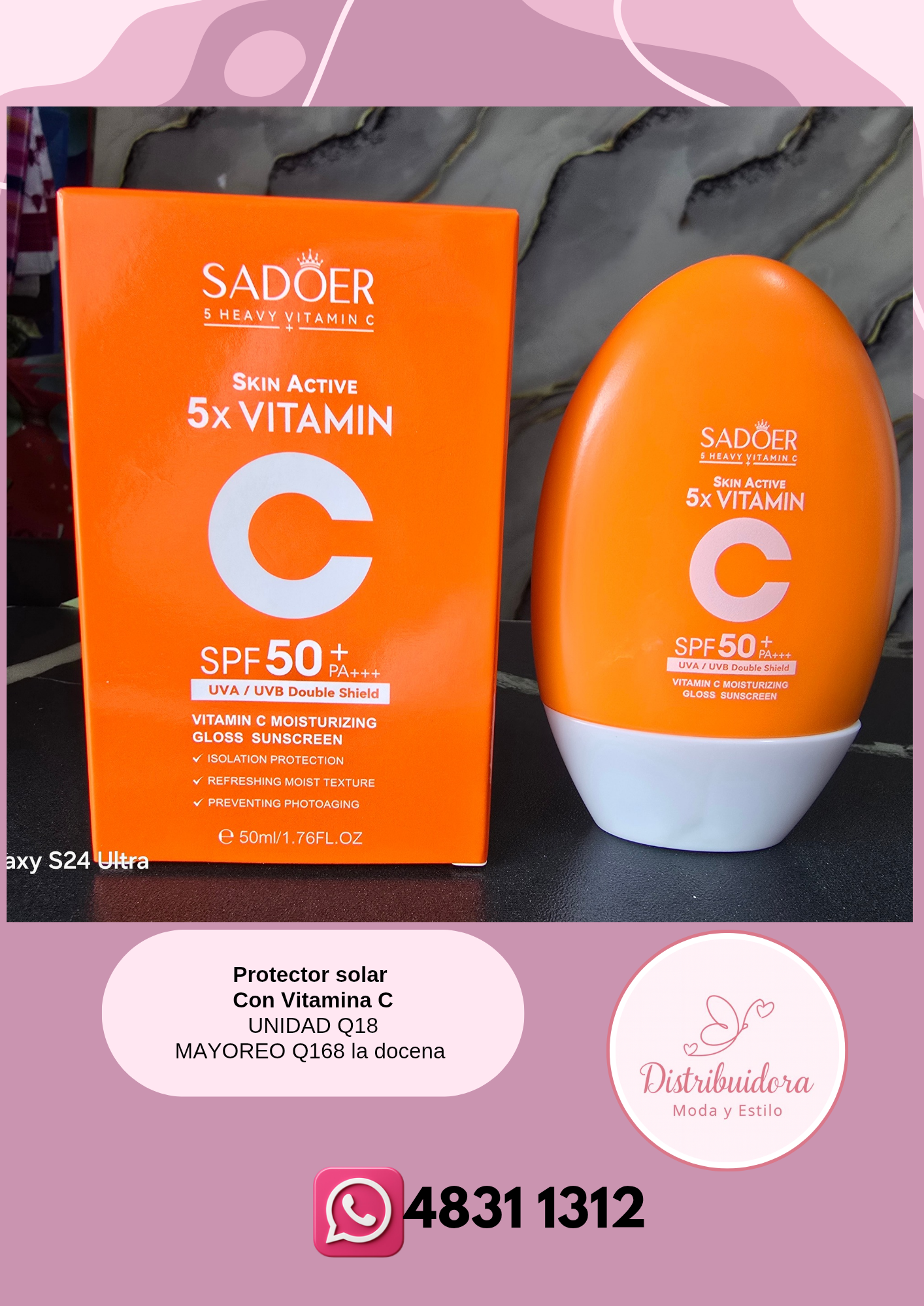 Protector solar con vitamina C