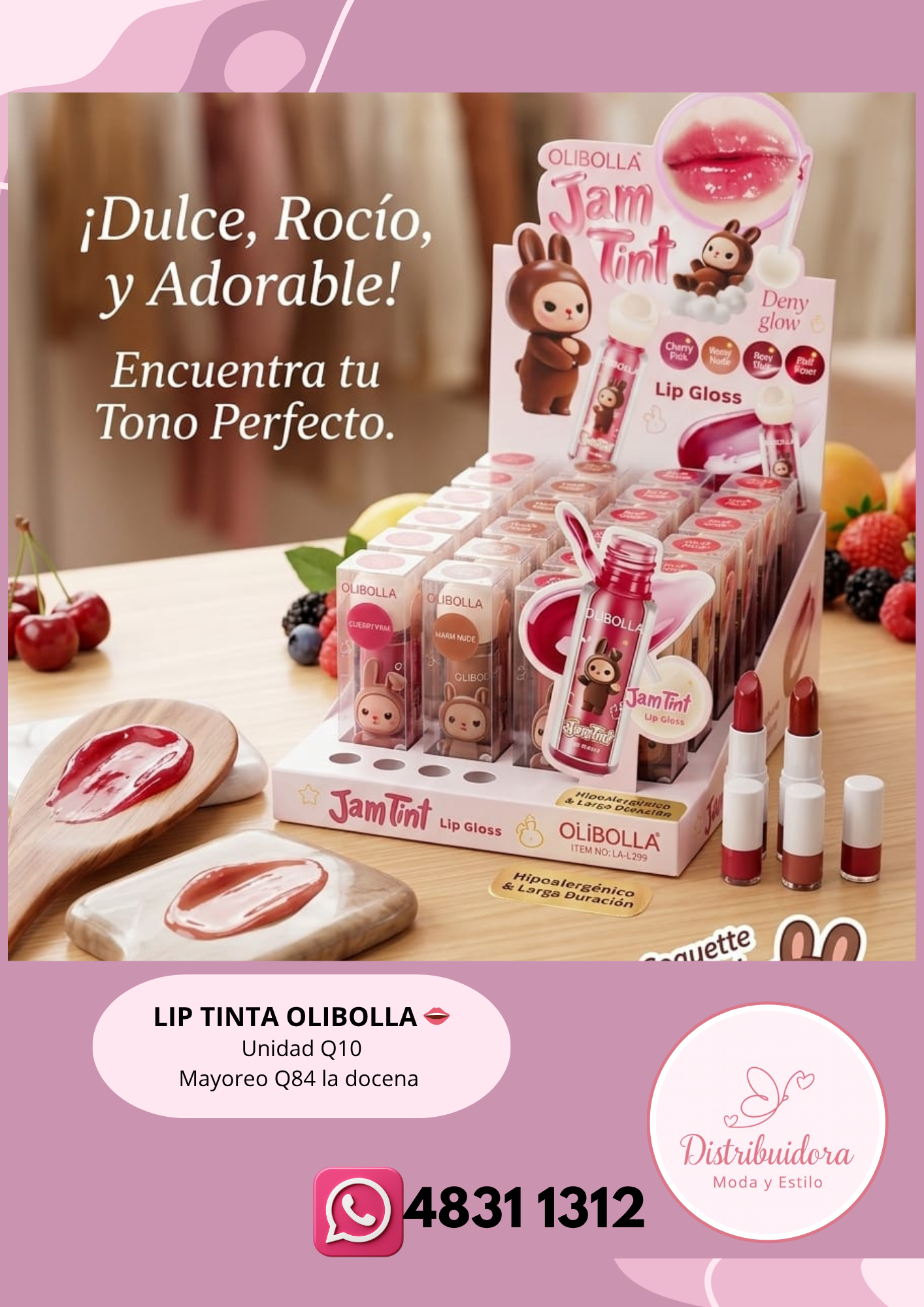 Lip tinta olibolla