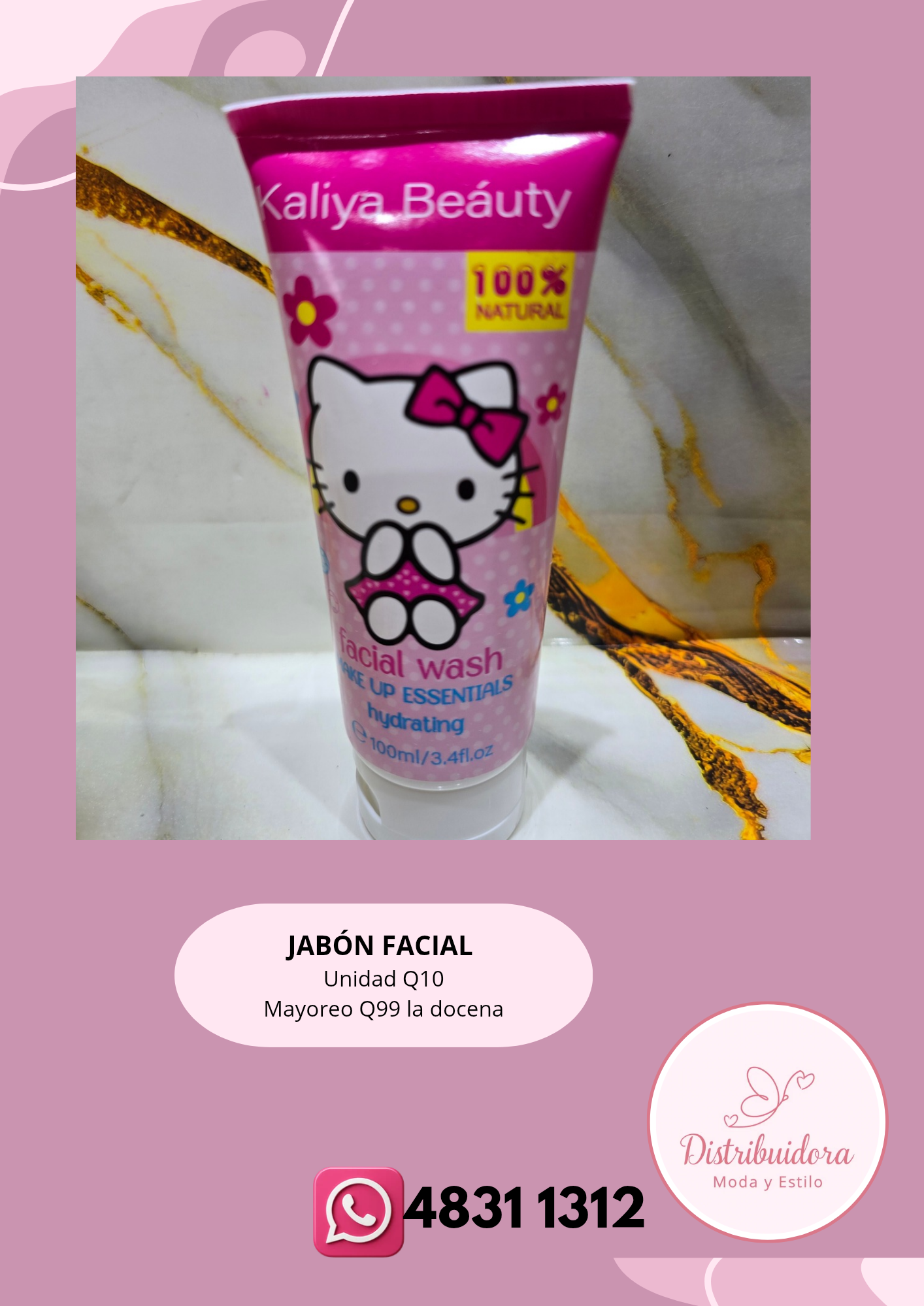 Jabón facial kity