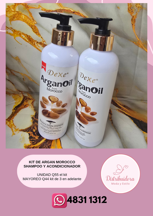 Shampoo y Acondicionador de Argan