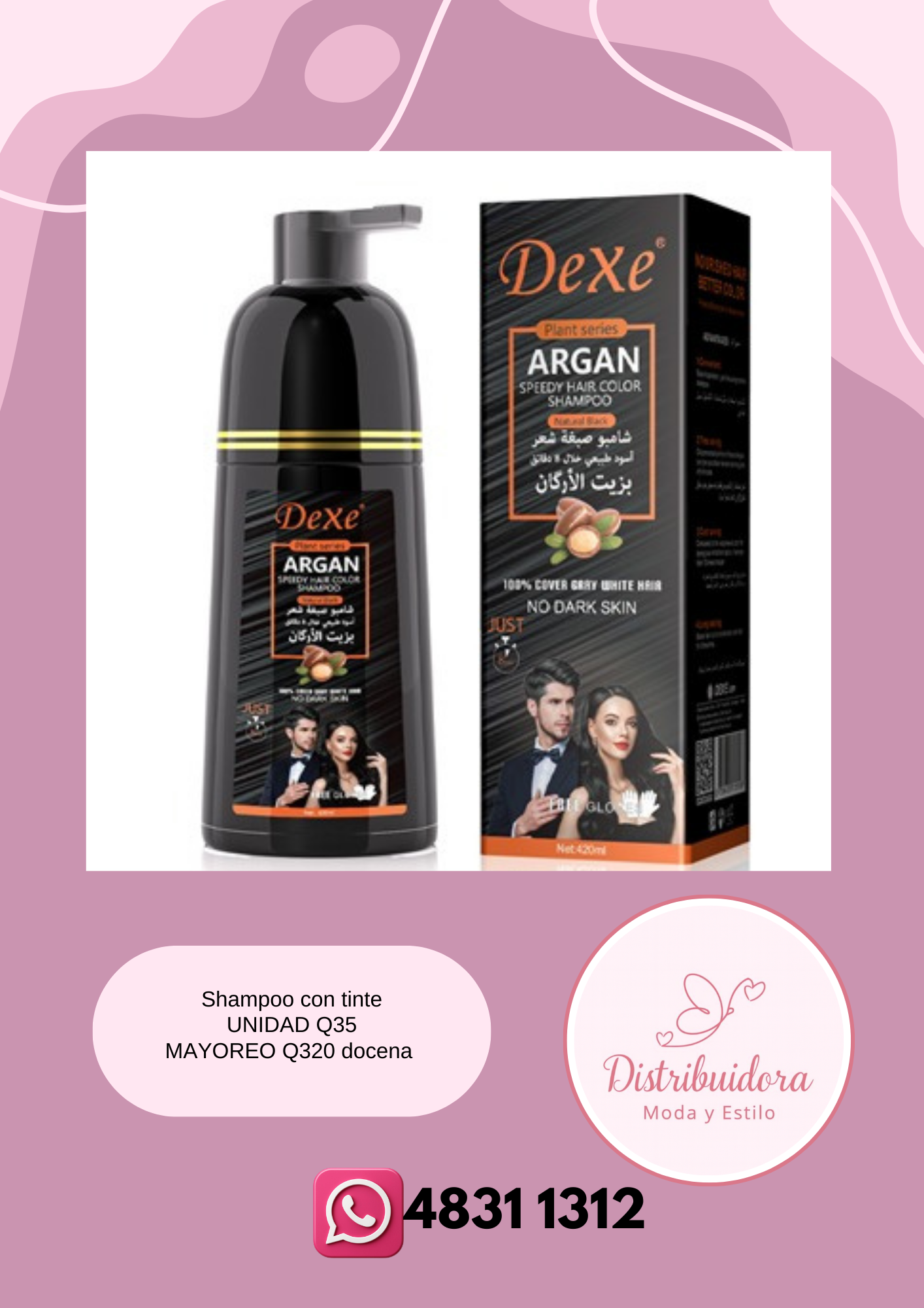Shampoo Dexe de Argan