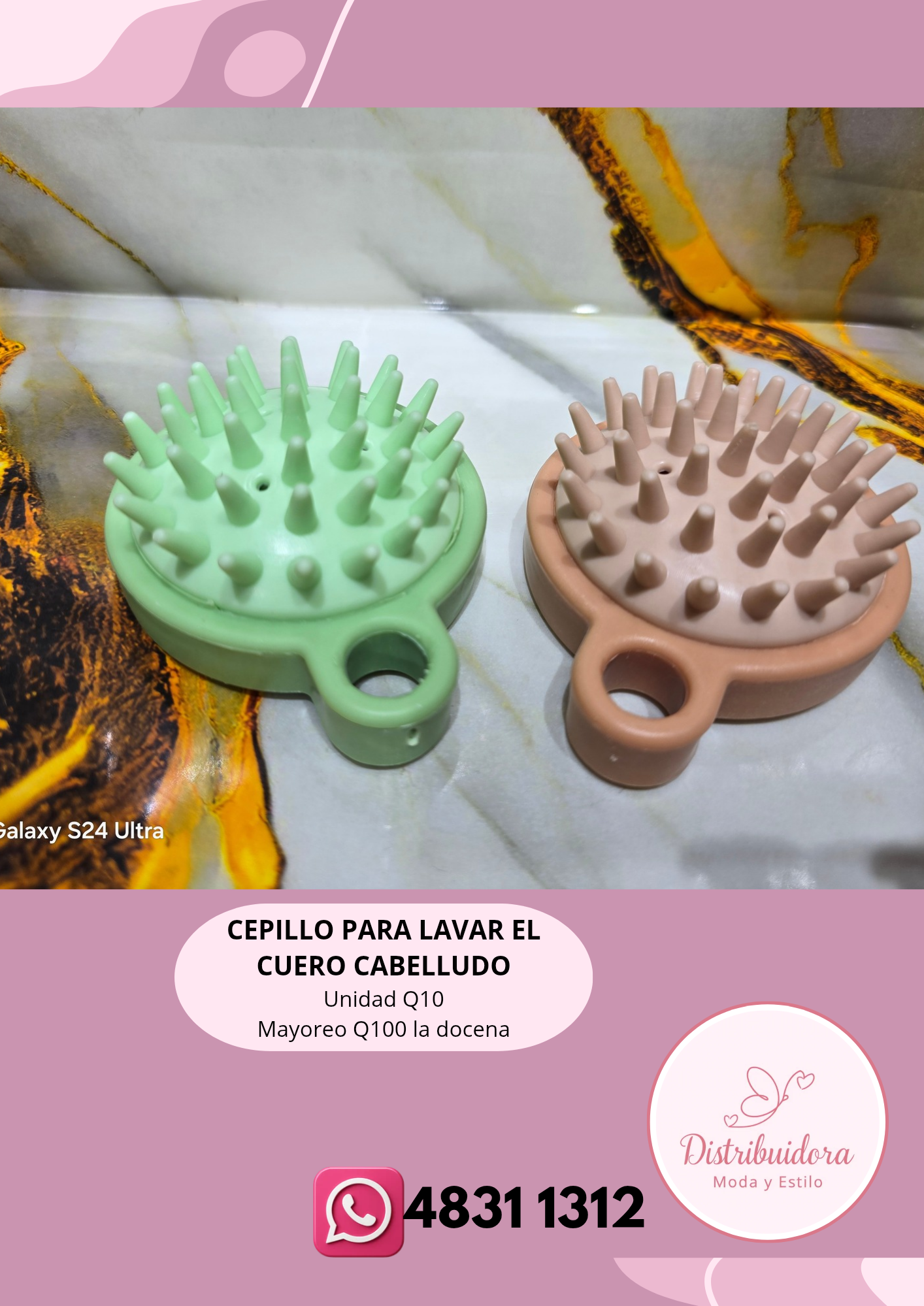 Cepillo para lavar el cuero cabelludo