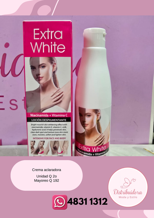Crema aclaradora