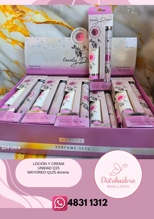 Set crema y loción