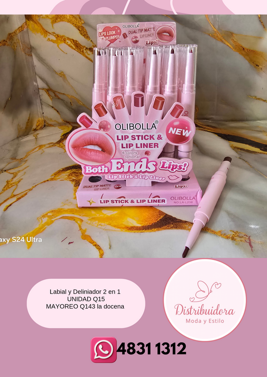 Labian y deliniador 2 en 1
