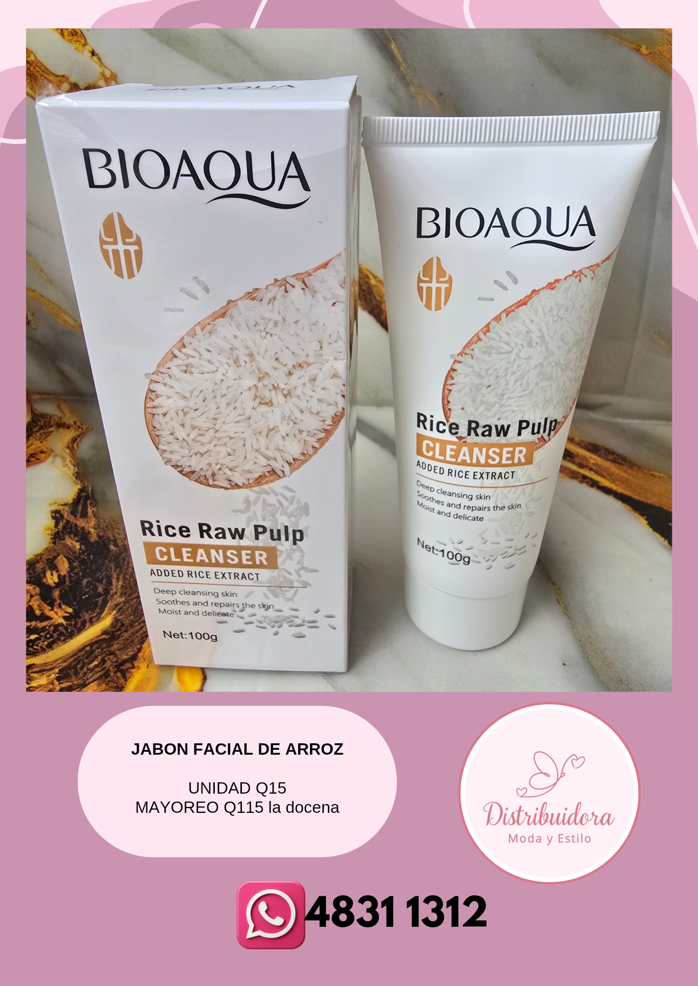 Jabón de Arroz Bioaqua
