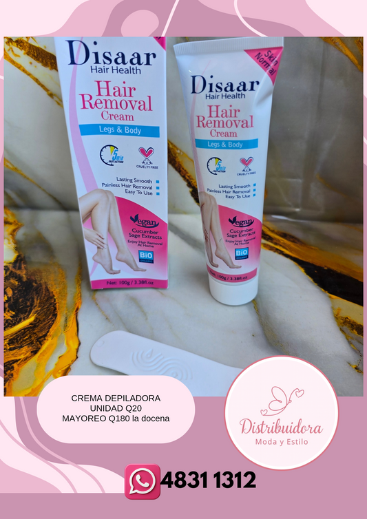 Crema depiladora