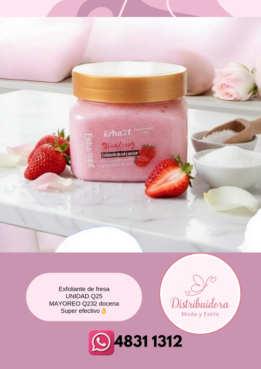 Exfoliante de fresa
