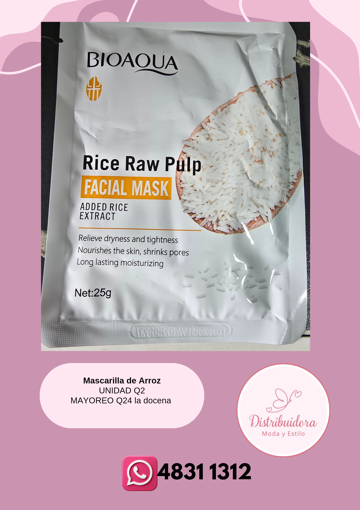 Mascarilla de Arroz