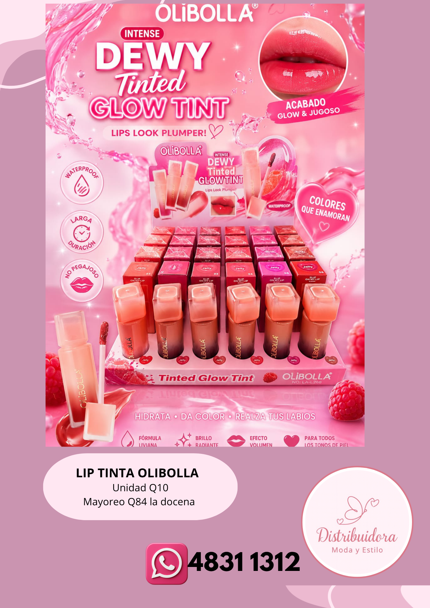Lip tinta olibolla