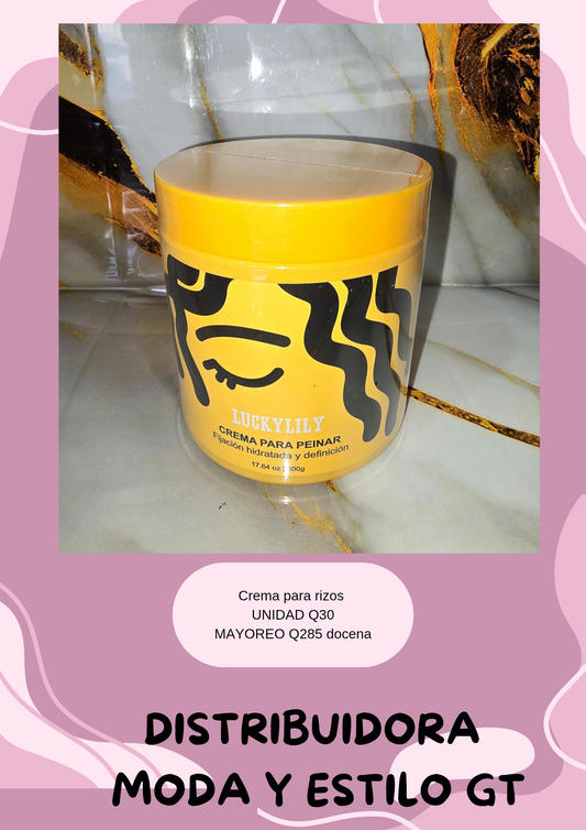 Crema para rizos