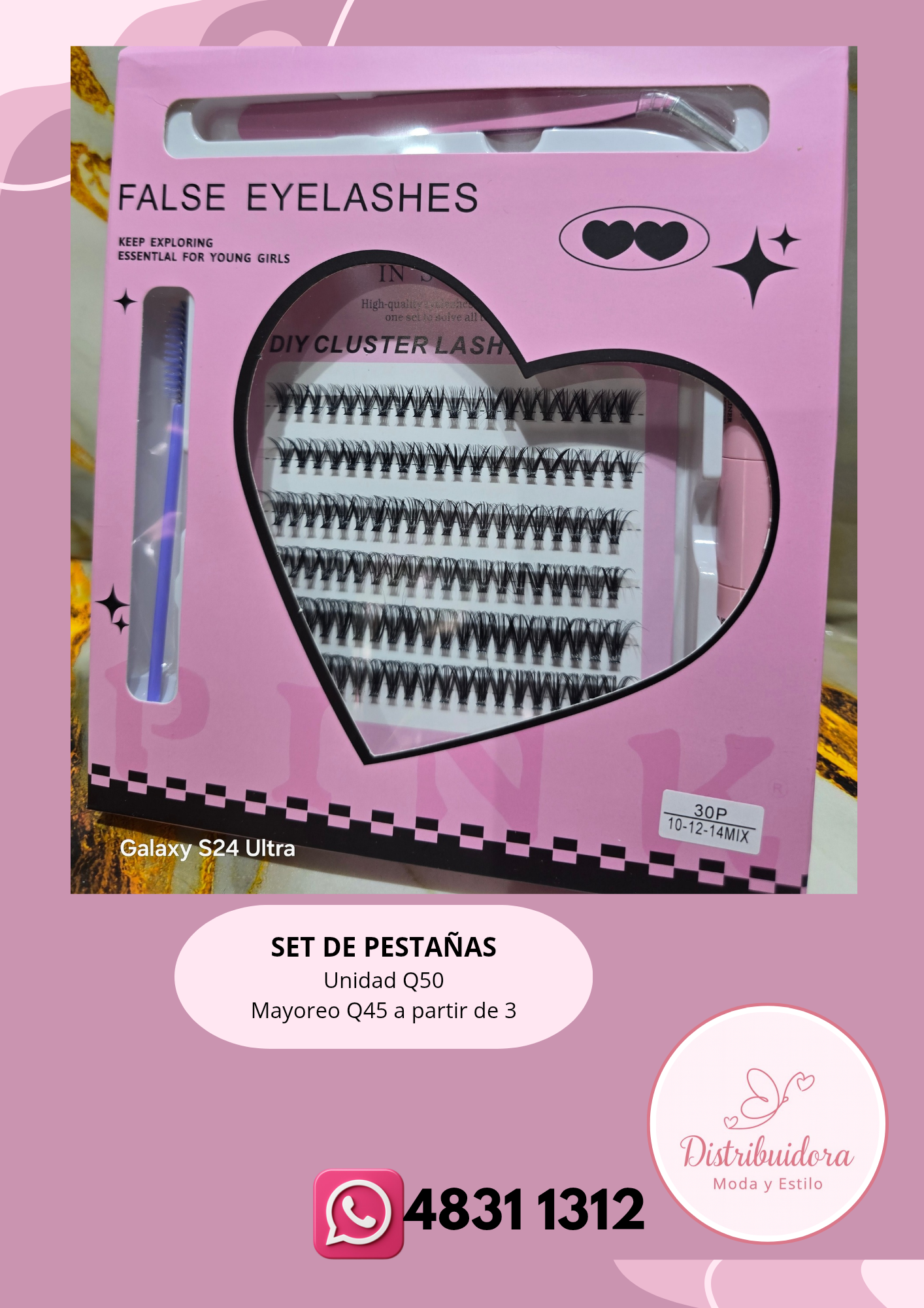Set de pestañas ❤️