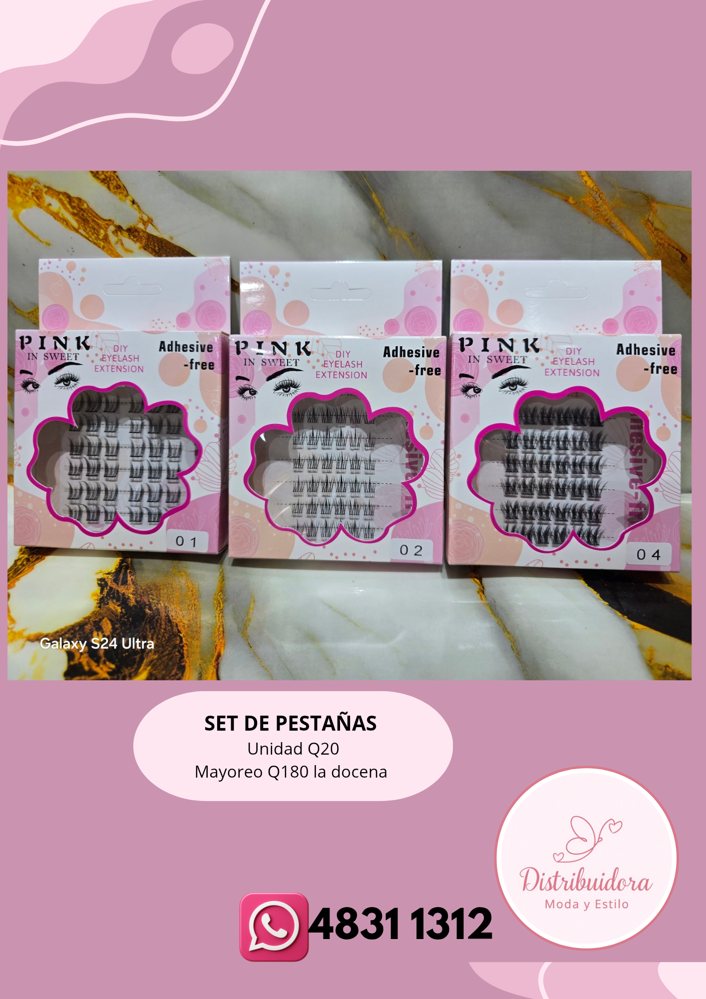 Set pestañas anime