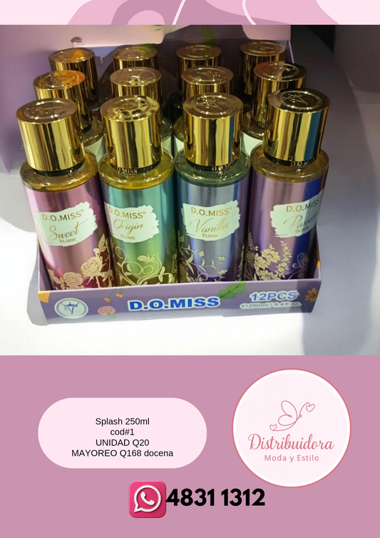 Splash Dama 250ml