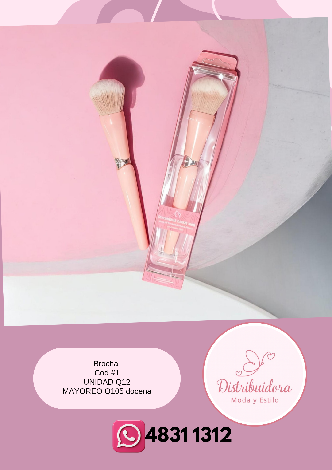 Brocha para maquillaje