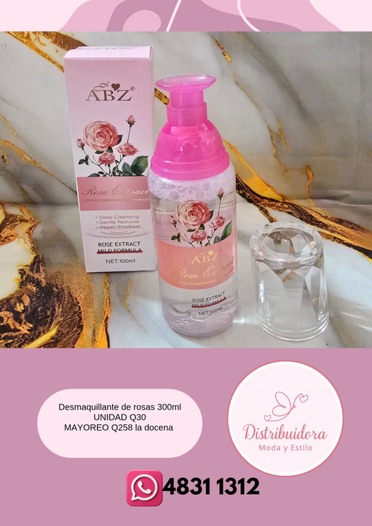 Desmaquillante de rosas
