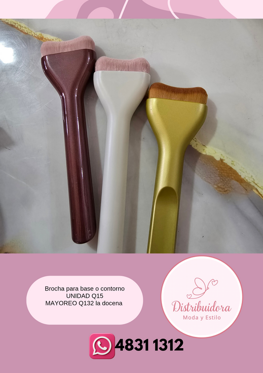 Brocha para base y contorno