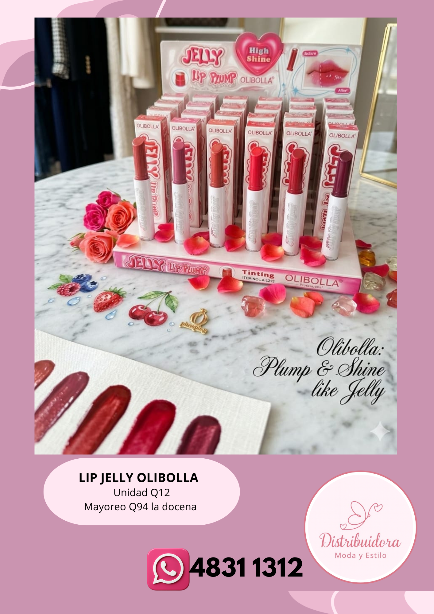 Lip jelly olibolla