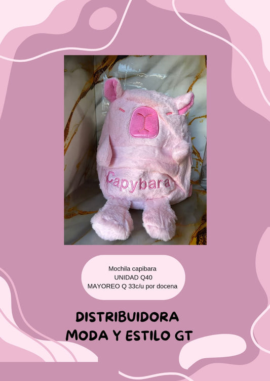 Mochila capibara