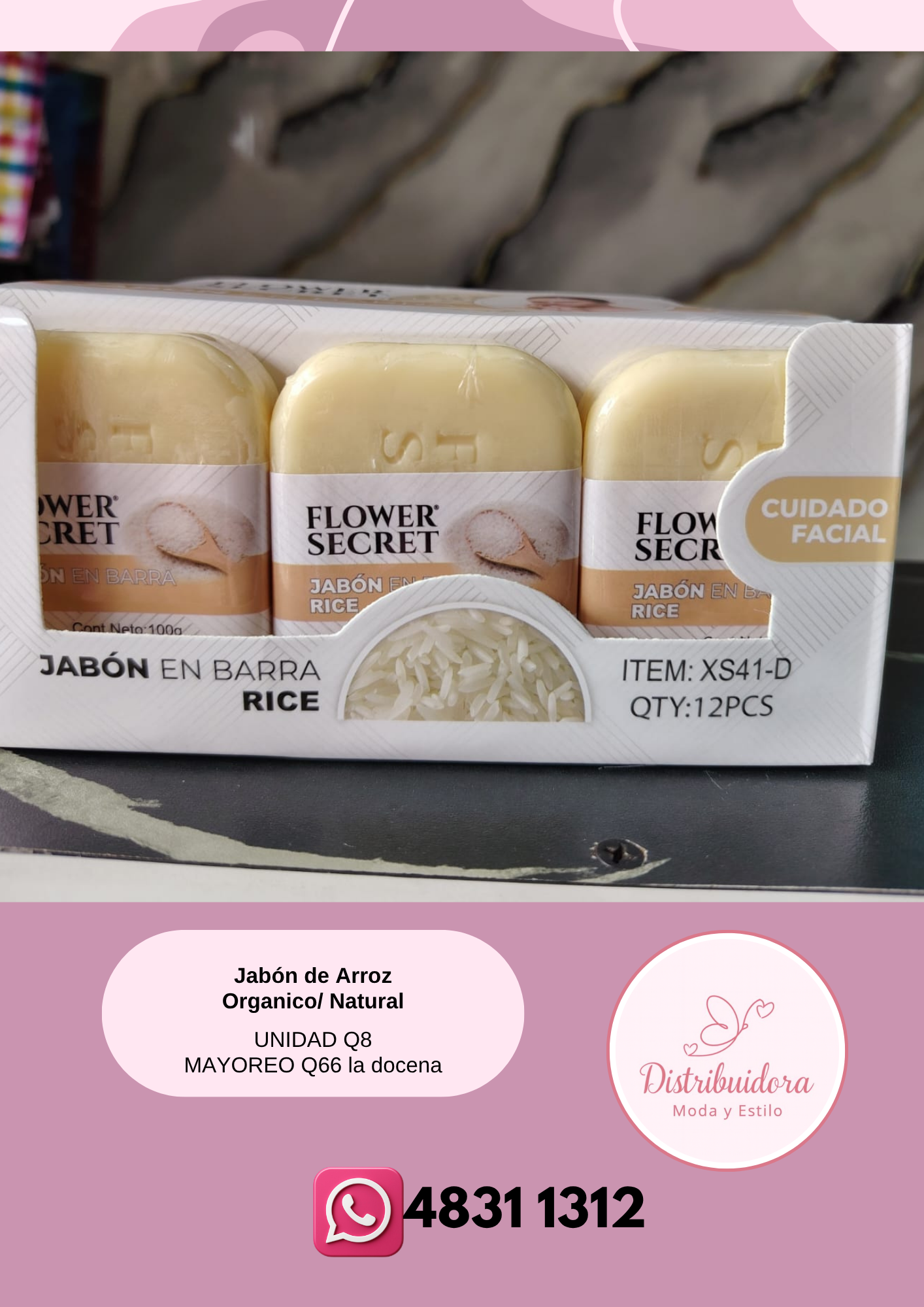 Jabón de Arroz organico