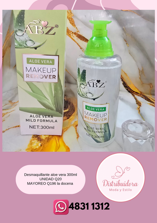 Desmaquillante de Aloe vera