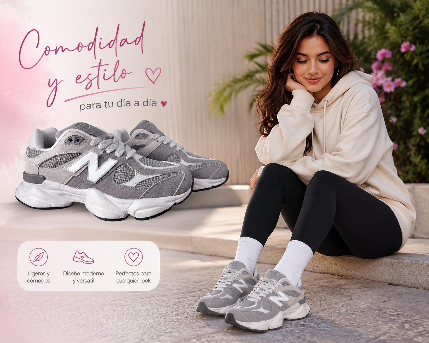Tenis para dama gris