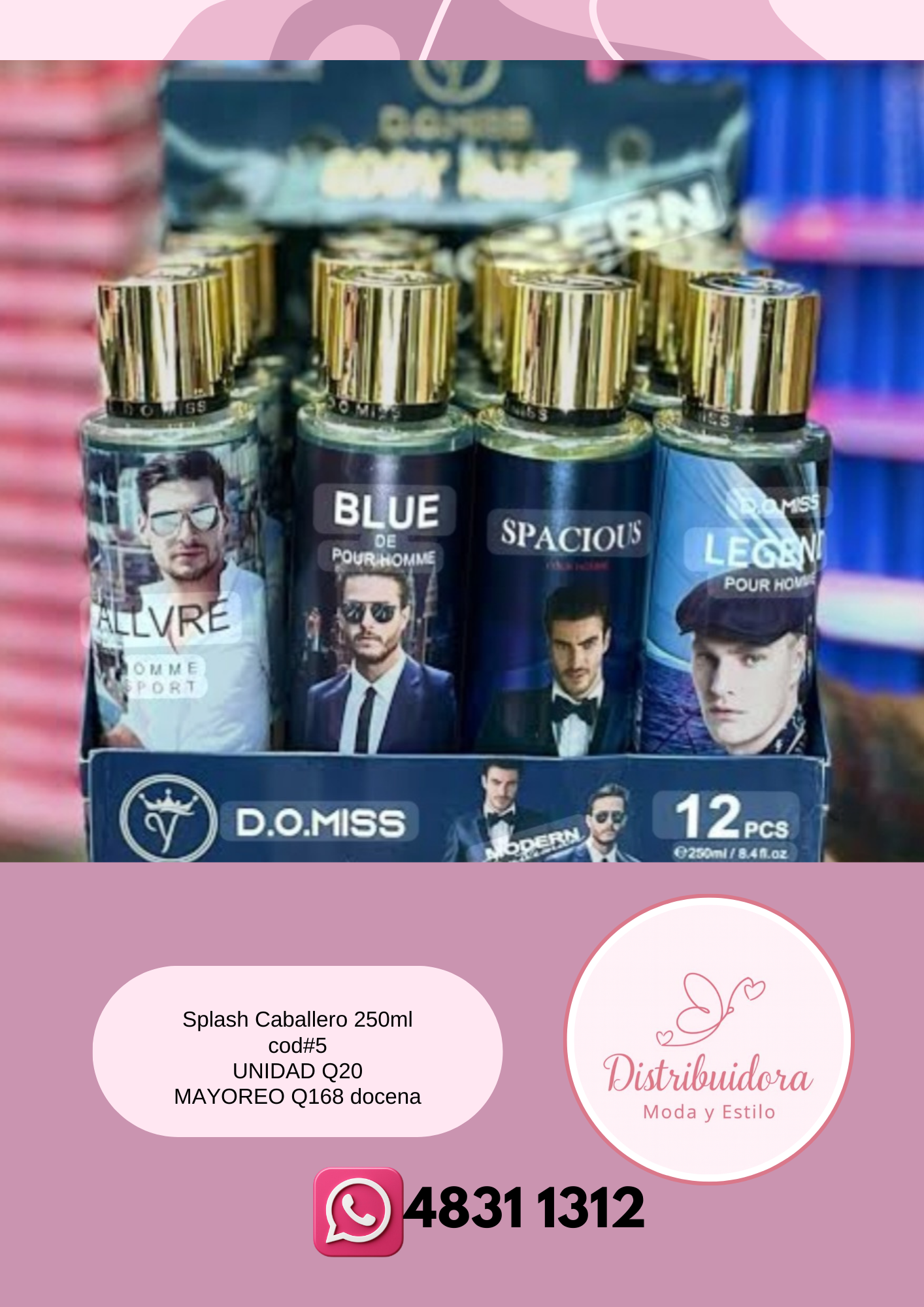 Splash de caballero 250ml