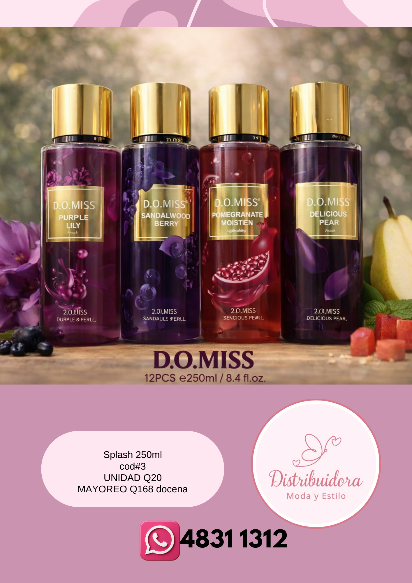 Splash de Dama 250ml