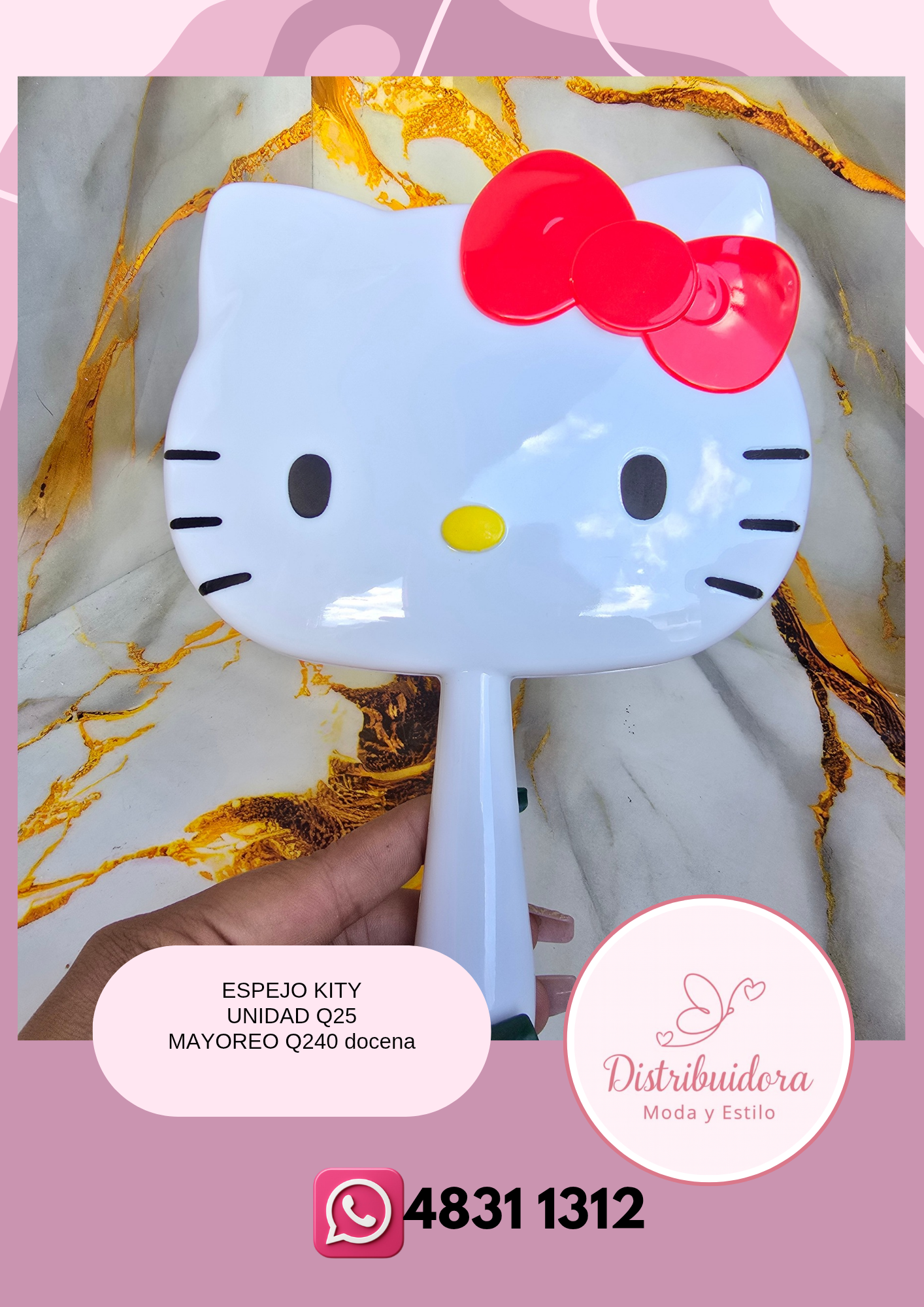 ESPEJO DE HELLO KITTY