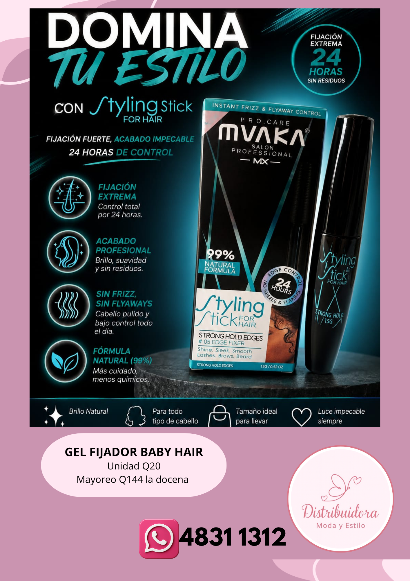 Gel fijador baby hair