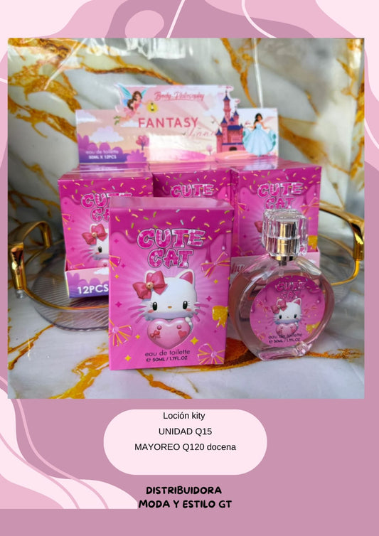 Loción hello kity