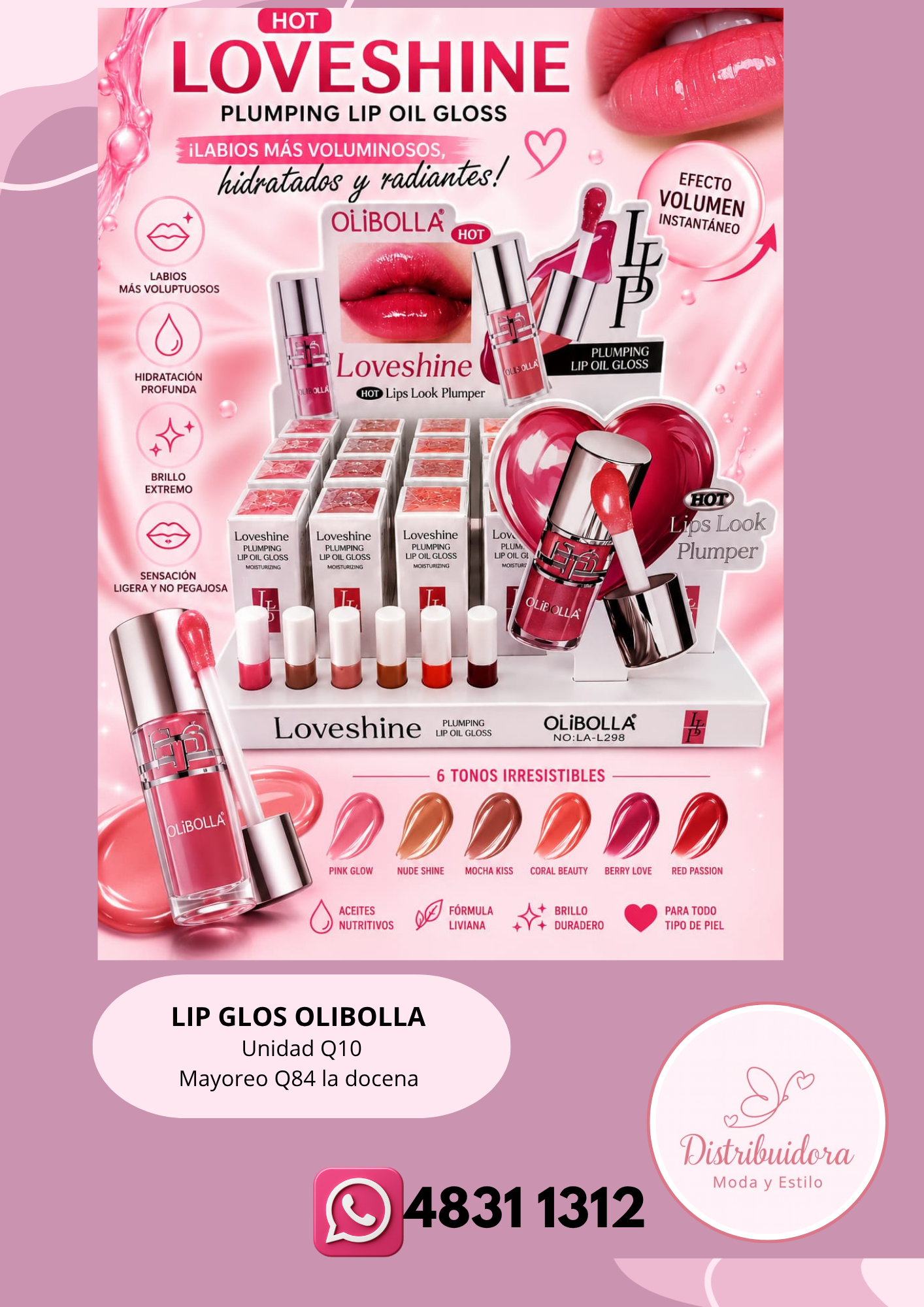Lip gloss olibolla