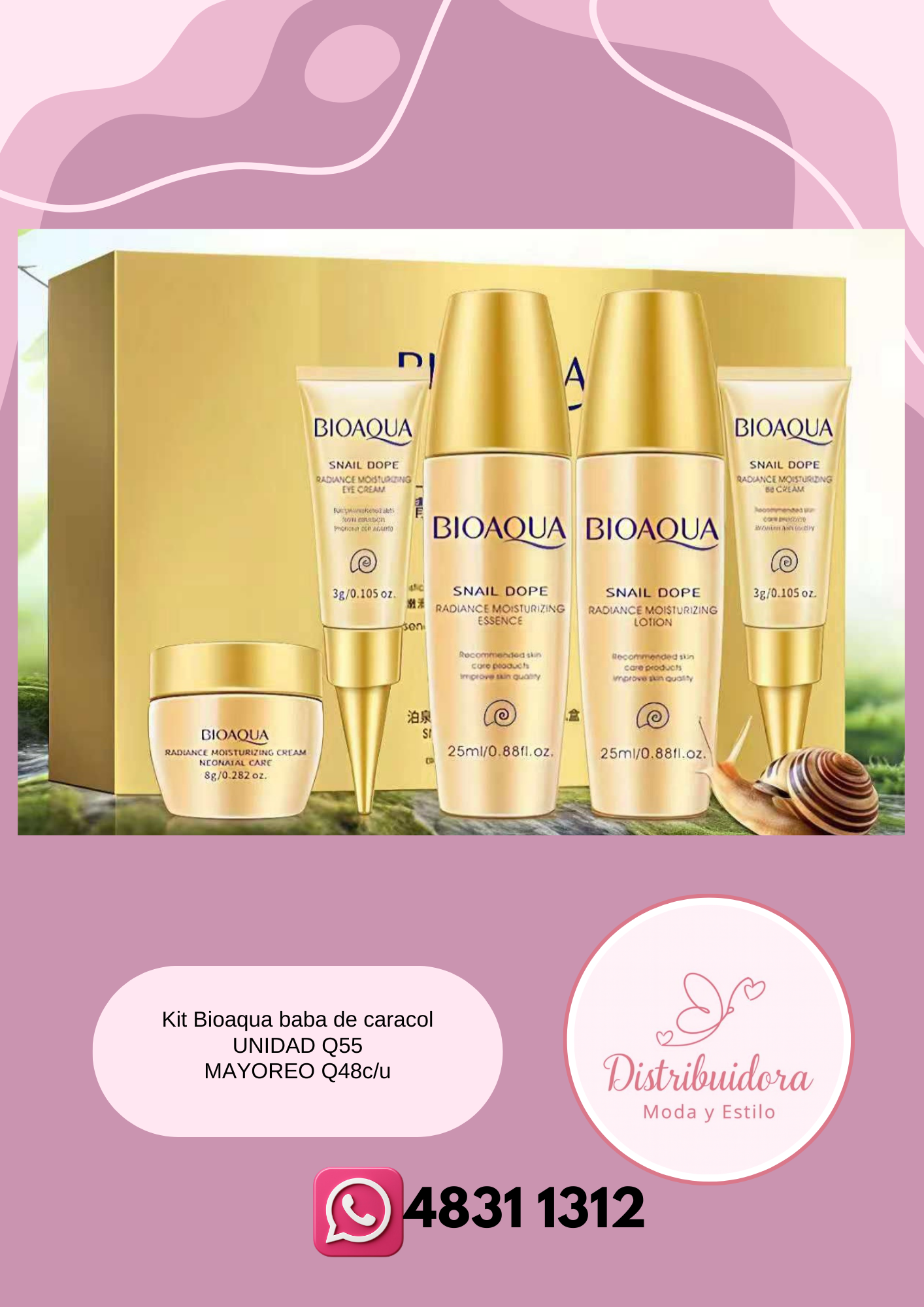 Kit de Baba de caracol Bioaqua