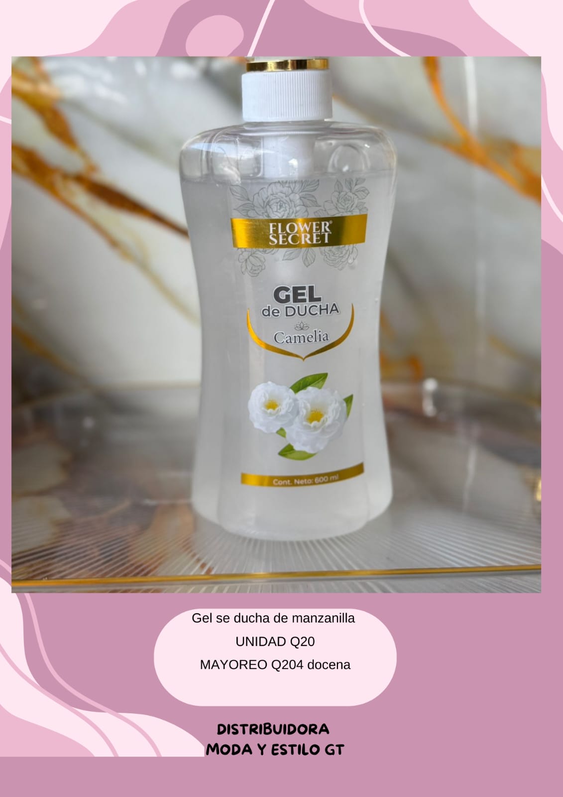 Gel de ducha de manzanilla
