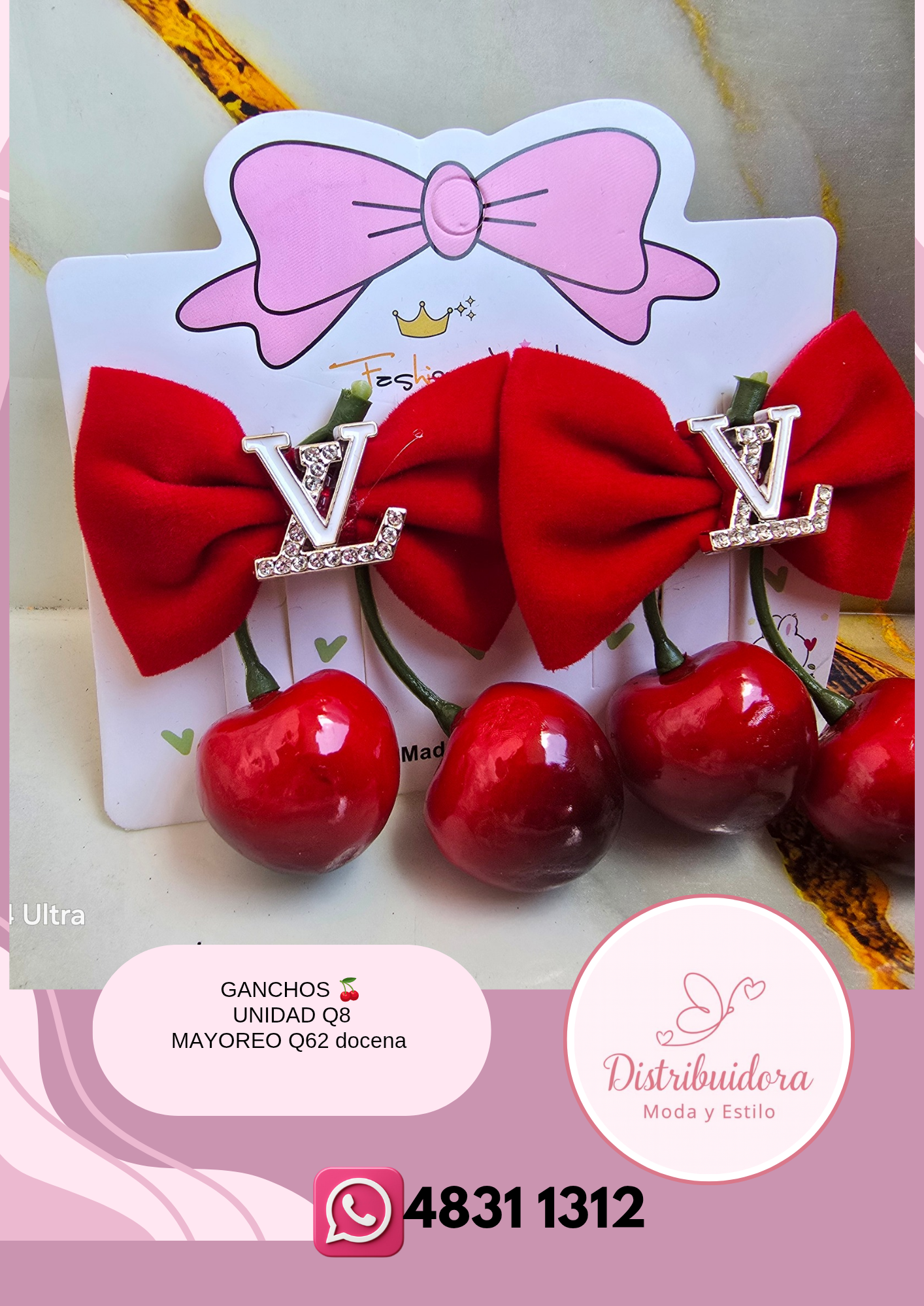 Set ganchos 🍒 LV