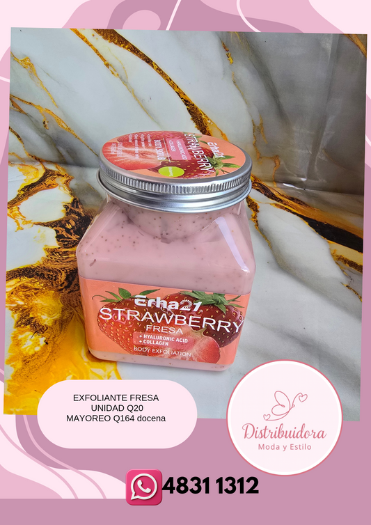 Exfoliante fresa