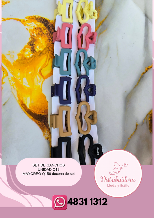 Set mini ganchos
