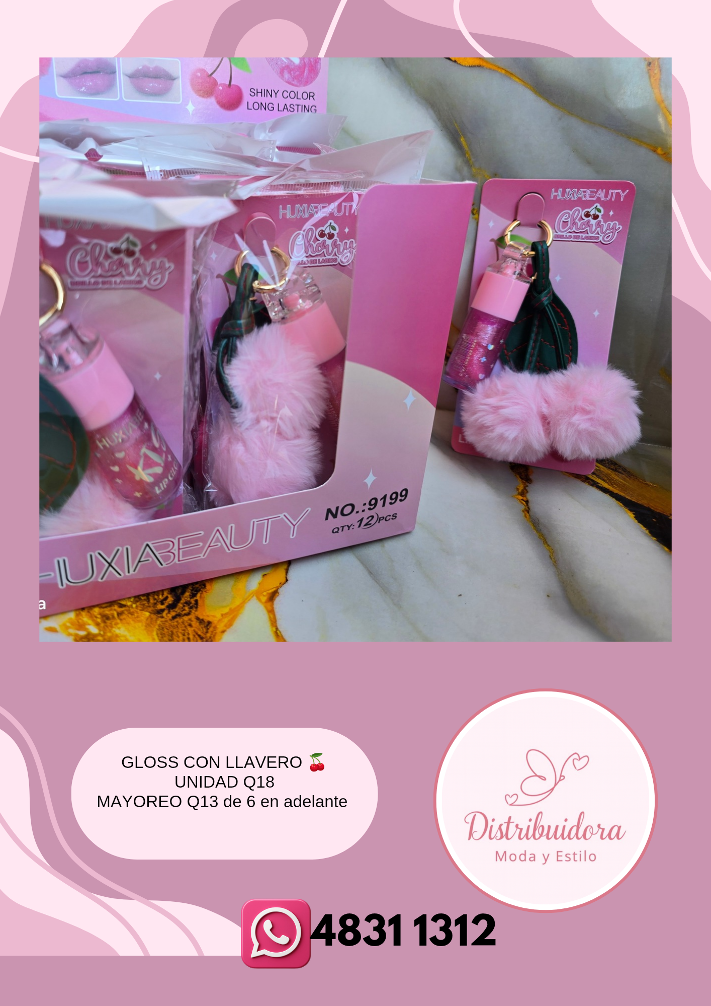 Gloss con llavero