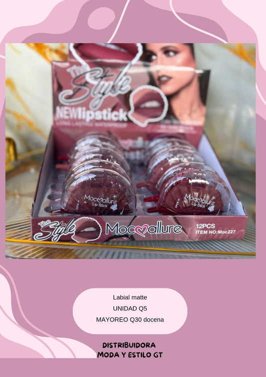 Labial Matte estilo coreano