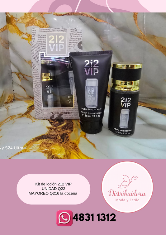 Kit de loción 213 VIP